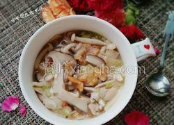 鲜菇油渣汤