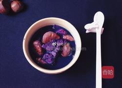 补肾紫薯蜜栗汤的做法图解3