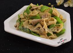 尖椒干豆腐炒肉