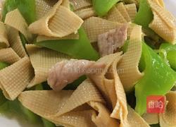 尖椒干豆腐炒肉的做法图解8