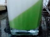 创意椰奶抹茶布丁