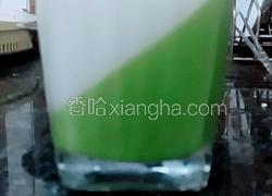 创意椰奶抹茶布丁