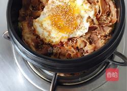 金针肥牛石锅拌饭的做法图解8