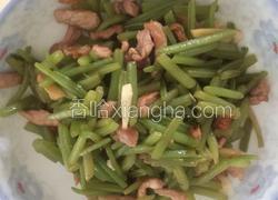 肉丝炒蕃薯藤