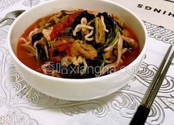 笋干肉丝面