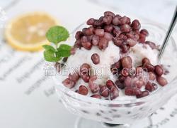 蜜豆炼奶冰沙 冰爽治愈一整个夏天