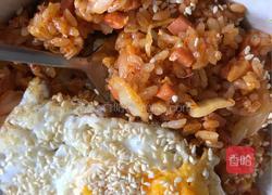 辣白菜炒饭的做法图解7