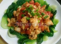 西红柿虾仁炒鸡蛋