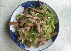 青椒杏鲍菇炒蛋定姐鸡蛋干