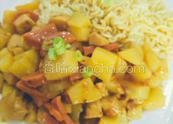 土豆咖喱鸡块方便面