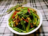 空心菜炒豆皮