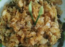 酸豆角炒包心菜