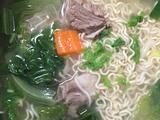 电饭煲筒骨汤面