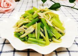 杏鲍菇炒西芹