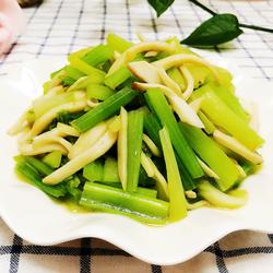 杏鲍菇炒西芹