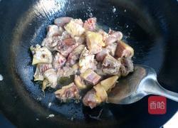 豆角笋子炖鸡的做法图解4