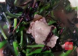 红萰菜肉片汤的做法图解8