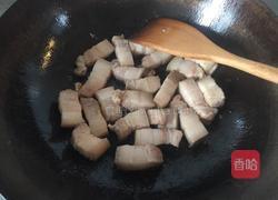 笋干木耳炒五花肉的做法图解5