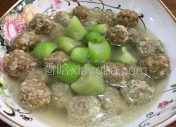 丝瓜肉丸汤