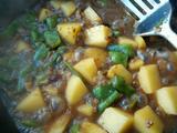 豆角土豆炖肉丸