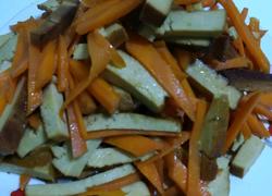胡萝卜炒豆干