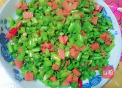 空心菜根炒火腿肠的做法图解7