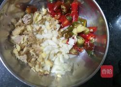 空心菜根炒火腿肠的做法图解4