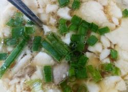 葱花末煮水豆腐花