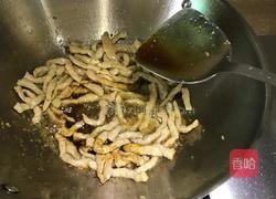 韮菜苔炒肉丝的做法图解6