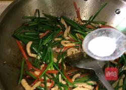 韮菜苔炒肉丝的做法图解8