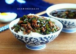 夏季最爱尖椒肉末打卤面