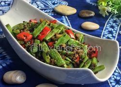 榄菜肉末四季豆