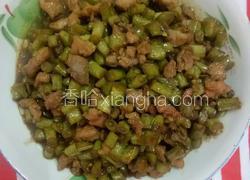 简易版酸豆角炒肉沫