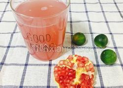 鲜榨红石榴汁