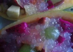 椰汁缤纷水果西米露
