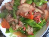 猪头肉炒青椒