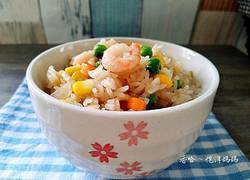 甜虾彩蔬炒饭