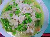 百叶肉末炒青豆子
