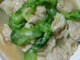 丝瓜馄饨面