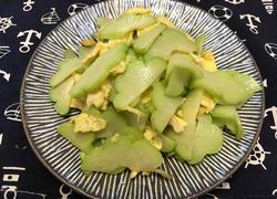 鸡蛋炒佛手瓜