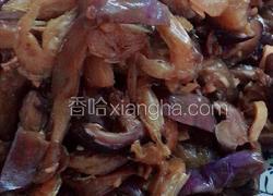 香菇鱿鱼丝烧茄子