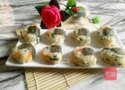 三角蔬菜土豆饭团的做法图解8