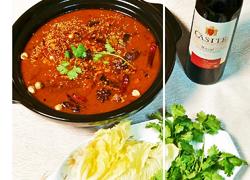 小柱私房菜之砂锅红汤牛肉