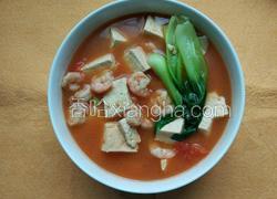 西红柿豆腐虾仁汤