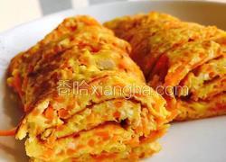 胡萝卜鸡蛋饼
