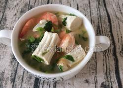 豆腐炖鲜虾