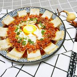 蛋蒸老豆腐