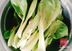 香菇青菜的做法图解2