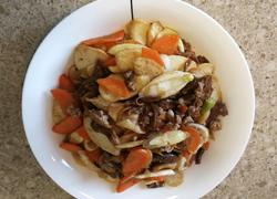 牛肝菌茭白小炒肉