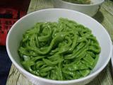 绿色菠菜面